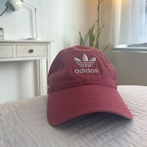 Adidas Dark Pink One Size Baseball Cap Hat